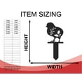 thumbnail image 5 of Metal Chicken Garden Stakes | 4 Piece Set | Outdoor | Up to 30" | Over 20 Color Options 10, 5 of 8