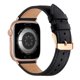 thumbnail image 1 of Bestig Bandas De Cuero Compatibles Con Apple Watch Band 38 Mm, 40 Mm, 41 Mm, 42 Mm (Serie 10 11) Para Mujeres Y Hombres Correa De Pulsera Para Iwatch Se3/2/1 Y Series 9 8 7 6 5 4 3 2 1 (Negro+Oro Rosa, 1 of 5