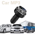thumbnail image 3 of 3 Uds GC16 Transmisor FM para Coche Reproductor MP3 Manos Libres Compatible Con Dientes Cargador USB QC3.0 Azul, 3 of 8