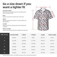 thumbnail image 5 of Bingfone Men's Short Sleeve Button Down Shirts Hawaiian Music Player Printed Beach Shirt, 5 of 7