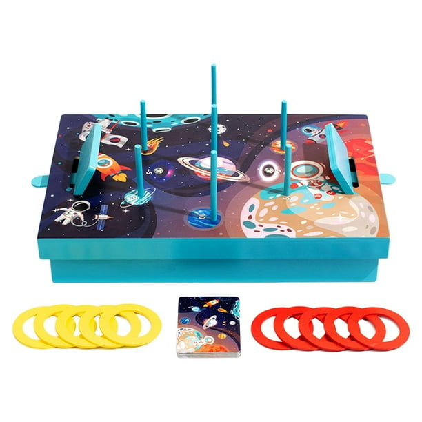 Juego de Anillo para Niños Sunnimix Juego de Lanzamiento de Anillo Montessori