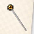 thumbnail image 4 of Sunflower Silver Lace-Edged Bookmark: Vintage Gift for Book Readers and Lovers - Elegant Book Marker and Accessory, 4 of 5