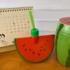 thumbnail image 1 of PEONAVET A Cup Fruit Watermelon Cup Shaped Straw Cup Plastic Beverage Milk Tea Cup, 1 of 3
