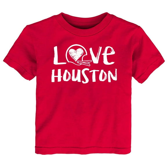 Future Tailgater Chalk Art Love Infant Toddler Youth T-Shirt for Houston Fans