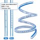 thumbnail image 2 of Cinta métrica flexible curva de 36 pulgadas para costura y sastrería, 2 of 7