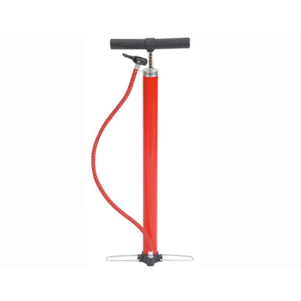 Steel Hand Pump Red. Bike part, bicycle part, bicycle tool, bike pump