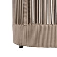 thumbnail image 4 of Christopher Knight Home 15" Round Side Table, Acacia Wood Top with Rope & Iron Base, Beige, 4 of 8