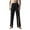 Black, variant on HomeGardon Mens Pants Men's Solid Color Easy To Wear and Take off Bed Bare Summer Breathable Pants,S-XXL