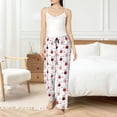 thumbnail image 4 of Fotbe cute cat hearts Pantalones de Pijama para Mujer, Pantalones de Dormir, Pantalones Pj con Cordón y Bolsillos-Medium, 4 of 6