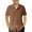 Brown, variant on Boys Short Sleeve Button Down Oxford Dress Shirts Summer Casual Clothes 5 - 14 Years