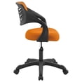 thumbnail image 3 of Modway Thrive Mesh Ergonomic Swivel Mesh Fabric Office Chair in Orange/Black, 3 of 7