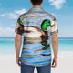 thumbnail image 4 of Fotbe Mallard Duck Swimming In A River Camisa Hawaiana para Hombre Unisex – Camisa Casual de Verano con Botones de Manga Corta de Algodón y Lino,Medium, 4 of 7