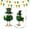 A, variant on St Patrick's Day Bird ornament, Cute Bird Decor, Small Home Accent, Fresh Design, Durable & Adorable, for Tabletop, Shelf, Mantel, Window and Holiday Decor, 1pc