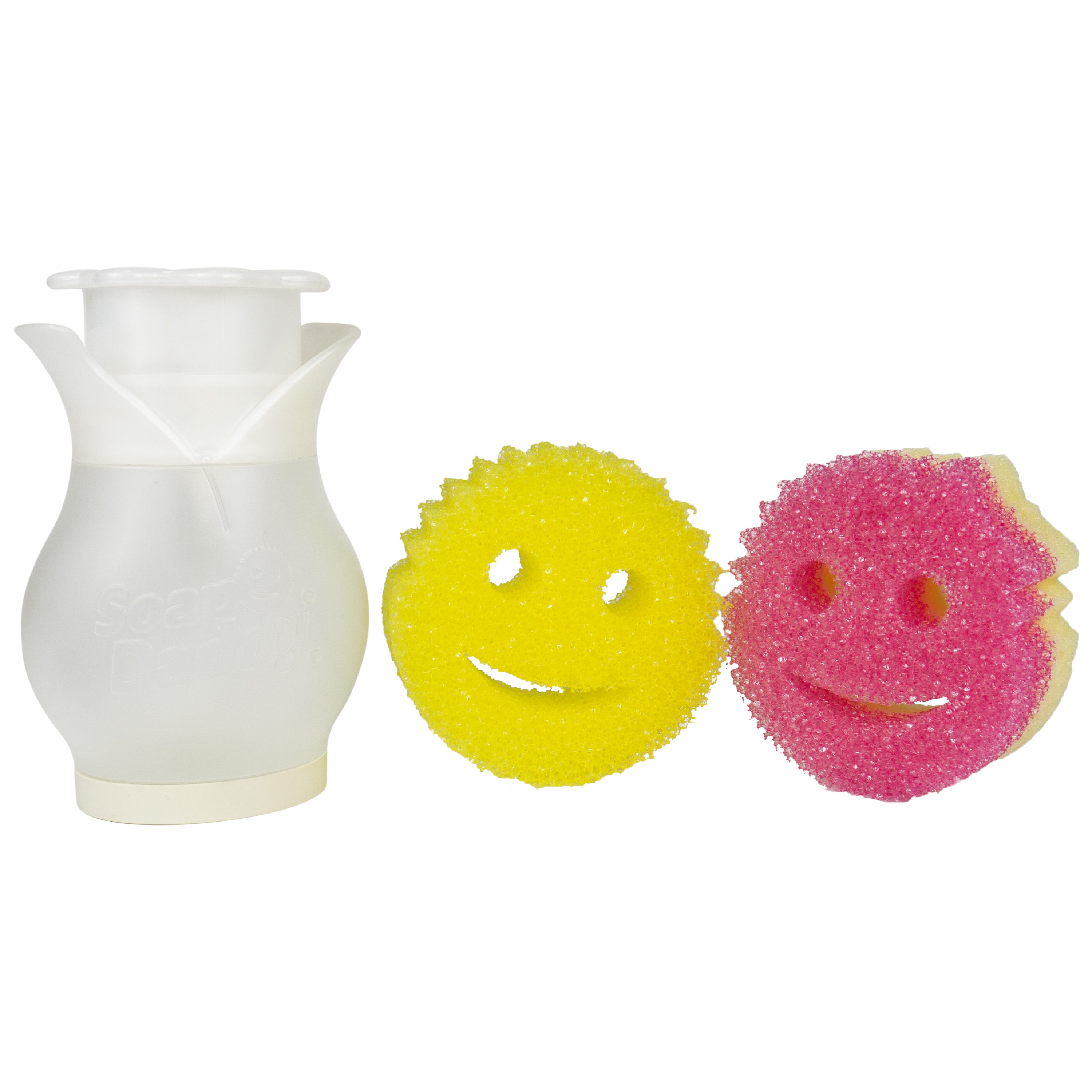 Scrub Daddy Kitchen Cleaning Bundle - Scrub Mommy Scrubber Sponge 1-Ct +  Soap Daddy Soap Dispenser (1-Count) Plus Daddy Caddy (1-Ct) 810044135374 -  The Home Depot