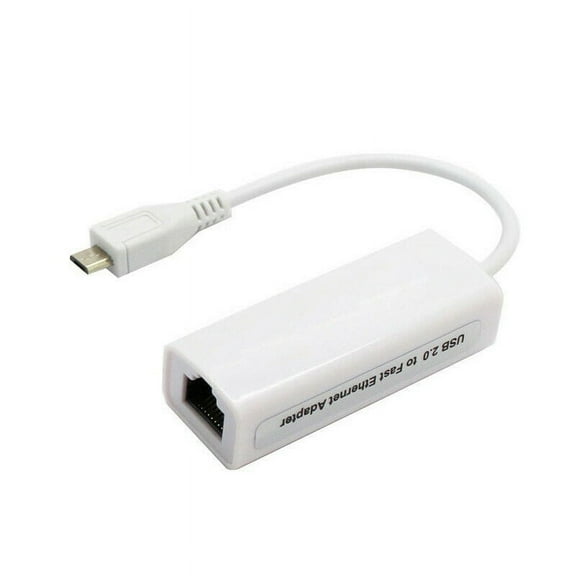 Micro USB 2.0 to Ethernet RJ45 Network Lan Adapter For Android Tablet