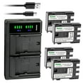 thumbnail image 1 of Kastar 4-Pack Battery and LTD2 USB Charger Replacement for Canon ZR850, ZR900, ZR930, ZR950, ZR960, MD100, MD101, MD110, MD111, MD120, MD130, MD140, MD150, MD160, MD205, MD215, MD216, MD225, 1 of 6