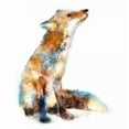 thumbnail image 2 of Selkirk, Edward 20x20 White Modern Wood Framed Museum Art Print Titled - Fox, 2 of 4