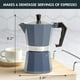 thumbnail image 4 of Cafetera y espresso Primula Classic con estufa, 6 tazas, color azul, 4 of 6