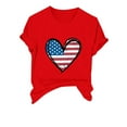 thumbnail image 4 of VerPetridure American Flag Shirts for Women 4th of July T Shirt Funny USA Print Crew Neck Tees Patriotic Casual Short Sleeve Tops, 4 of 4
