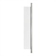 thumbnail image 3 of 24'' x 30'' Brushed nickel Recessed and Surface Mount Bathroom Medicine Cabinet with Mirror Square Cornered Metal Framed Rounded Rectangle Medicine Cabinet Mirror, 3 of 7