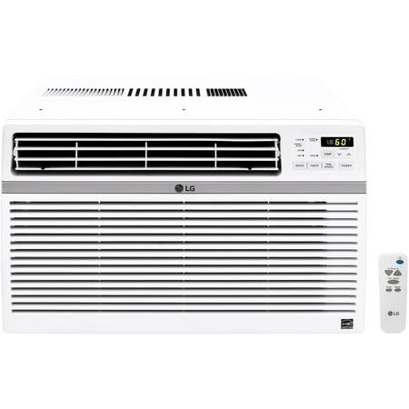 LG 10,000 BTU Window Air Conditioner, Cools 450 Sq.Ft. (18' x 25' Room Size), Quiet Operation, Electronic Control with Remote, 3 Cooling & Fan Speeds, ENERGY STAR®, Auto Restart, 115V