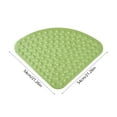 thumbnail image 3 of JingChun Clearance Under $2.00 Corner Shower Mats Bath Mat with Suction Cups and Drains Holes Quickly Dry Antis Slip Bathmat Washable Shower Stall Mats for Bathroom, 3 of 6
