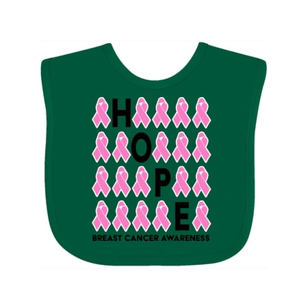 

Inktastic Hope- Breast Cancer Awareness Gift Baby Boy or Baby Girl Bib