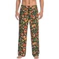 thumbnail image 1 of Balery Fruits Peach Pantalones de pijama para hombre, pijama ultraligero, pantalón de descanso-Small, 1 of 6