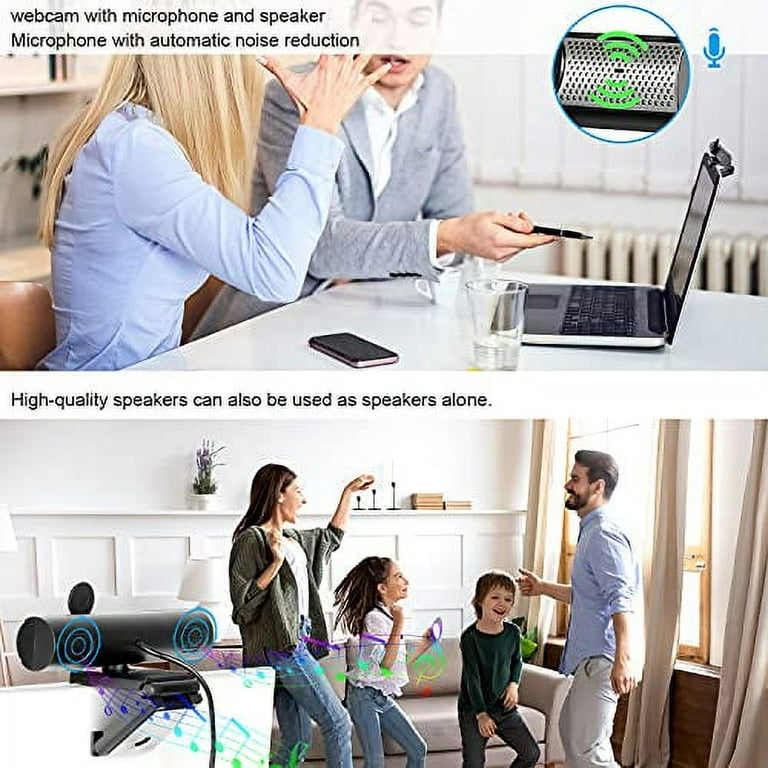 Webcam with 2024 mic and speaker