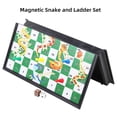 thumbnail image 4 of Juego de mesa Vikutu Magnetic Snakes and Ladders, tamaño viaje, 4 of 7