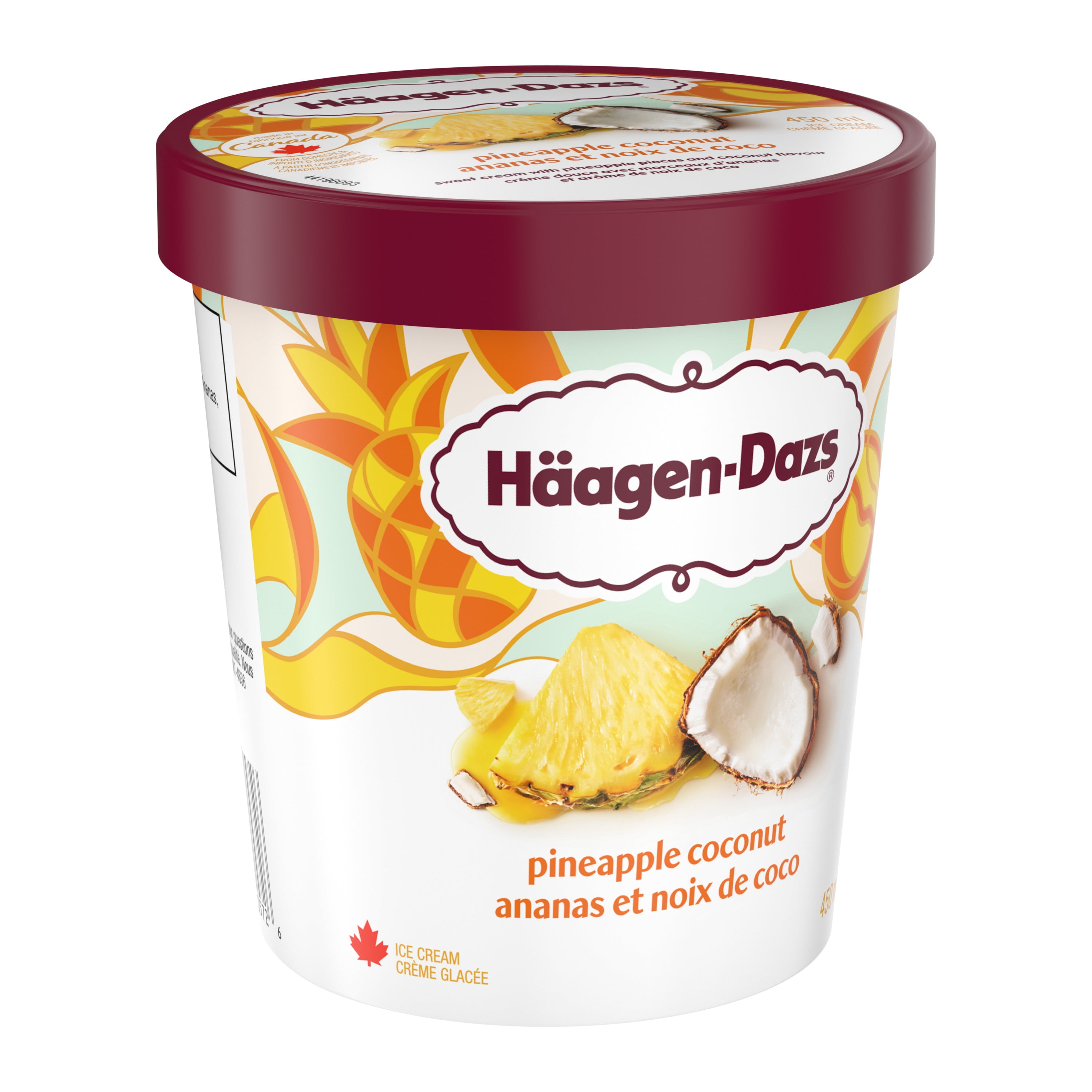 HAAGEN-DAZS Ananas Et NCo 450ml