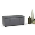 thumbnail image 2 of Simpli Home Dorchester 5 Piece Storage Ottoman Bench, 2 of 11