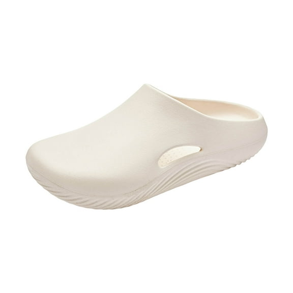 Guttear Clogs for Men Non Slip Cloud Slides Comfortable Indoor Outdoor Pillows Closed toe Sandals Trendy Beach Shoes Summer