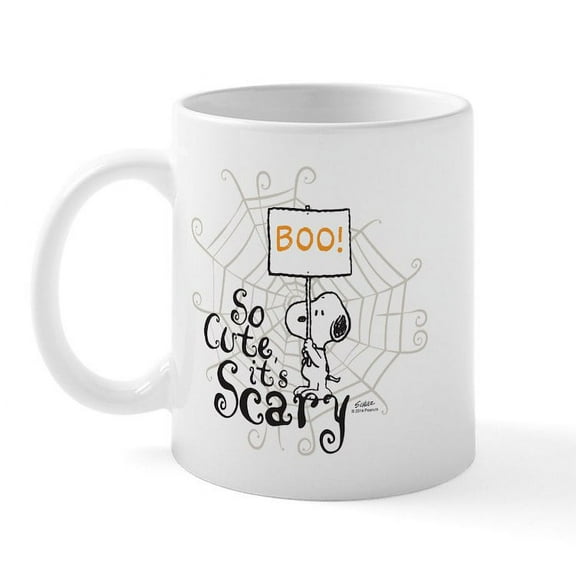 CafePress - Snoopy So Cute It'S Scary Mugs - 11 oz Ceramic Mug - Novelty Coffee Tea Cup