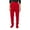 Red, variant on Lenpel Women's Sweatpants Loose Elastic High Waisted Solid Color Tapered Leg Footed Lounge Pants Soft Casual Joggers(Red,X-Large)