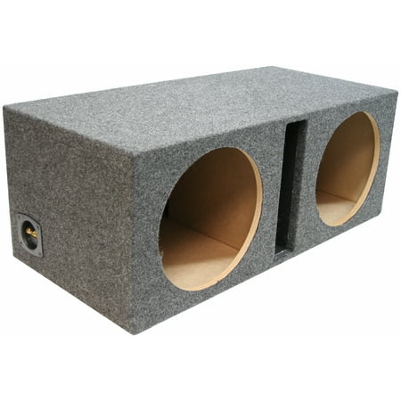 Car Audio Dual 15 Ported 3/4 MDF Subwoofer Enclosure Bass Speaker Stereo Sub (Best Speaker Box Design For Bass)