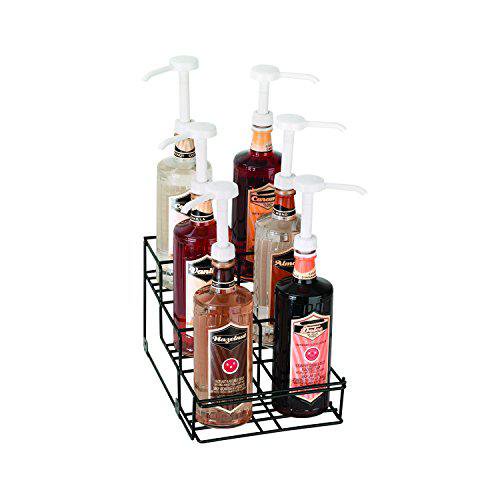 DISPENSE-RITE WR-BOTL-6 Six Compartment Wire Bottle Holder