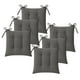 thumbnail image 1 of TESSO HOME Set de 6 Cojines Acolchados para Silla de Comedor con Lazos Relleno Ideal Almohadillas para los Asientos Medidas 42 x 42 x 7 cm, 1 of 6