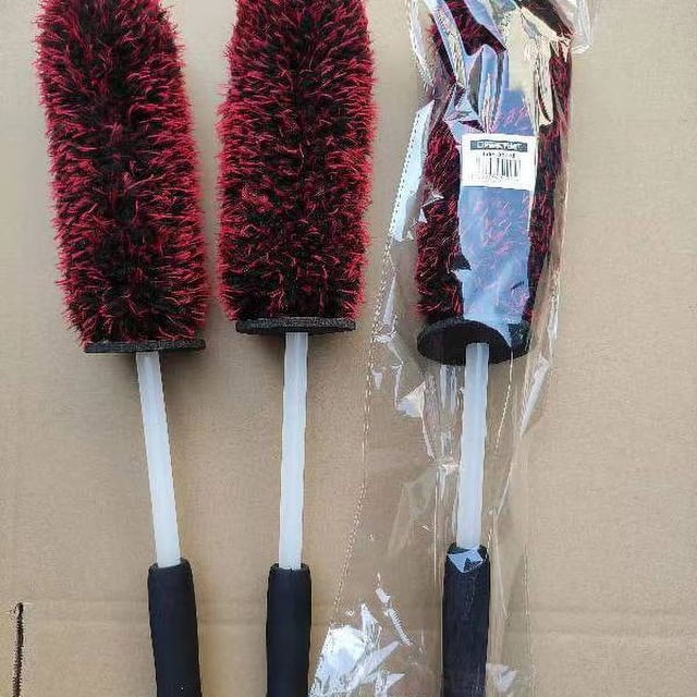 Cepillo para coche, herramientas de mantenimiento para lavado de coches, cepillo para ruedas, suministros para limpieza de polvo de coche, cepillo para neumáticos de coche