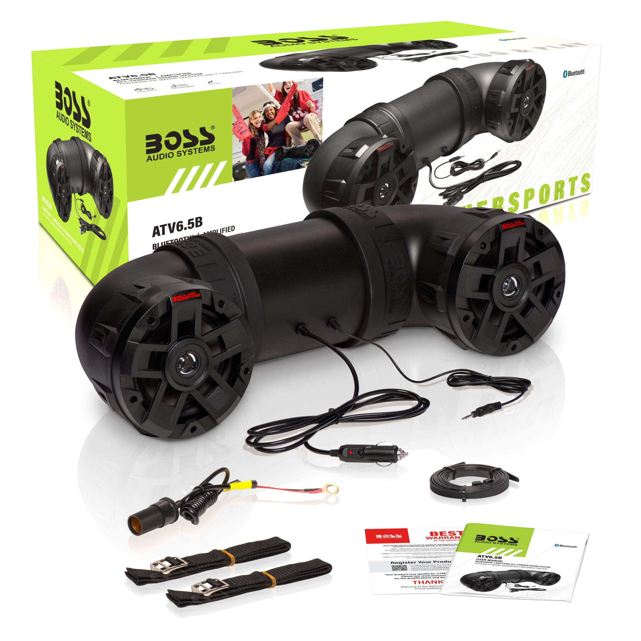 BOOMTUBE SYS W 6.5IN SPKR Sound Storm Laboratories BTB6L Bluetooth Amplified Marine UTV ATV