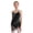 Black, variant on Junior Girls Latin Jazz Dance Dress Shiny Fringe Leotard Ballroom Modern Tango Rumba Samba Dancewear Blue 8