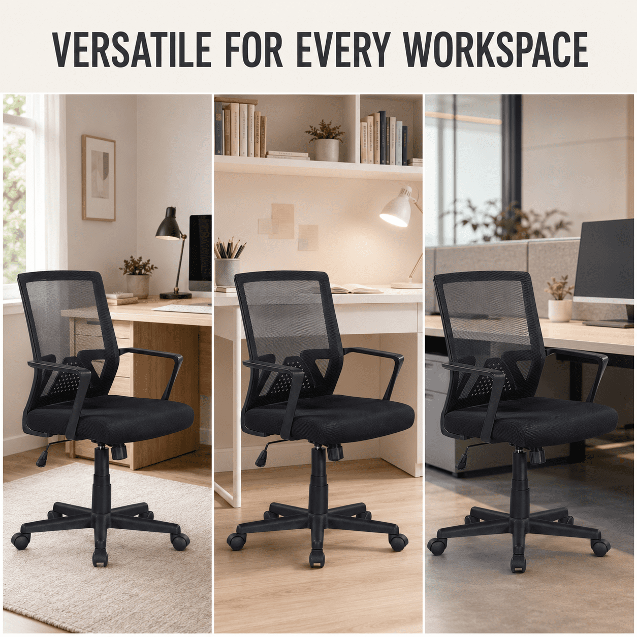 MOONMISS Height Adjustable Office/Task Chair with Armrest