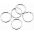 thumbnail image 2 of 304 Stainless Steel 100Pcs 304 Stainless Steel Keychain Clasp Findings Split Key Rings Stainless Steel Color Small Key Rings Tarnish Resistant Keychains, 2 of 3