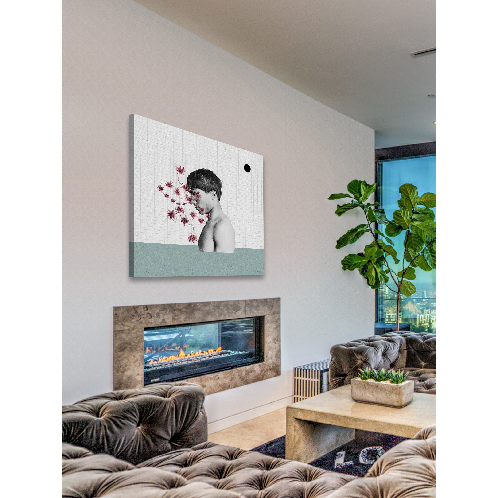 Marmont Hill "Cara Vegetal Nino I" by Bengoa Vazquez Painting Print on Wrapped Canvas