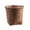 Coffee, variant on Home Textile Storage - Can Woven Wastebasket with RattanStyle Design for Bedroom Bathroom Kitchen and Living Spaces