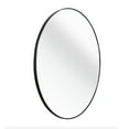 thumbnail image 6 of Induslyfe Decor Inc 39 inch Round Aluminium Alloy Framed Wall Mirror Black, 6 of 8