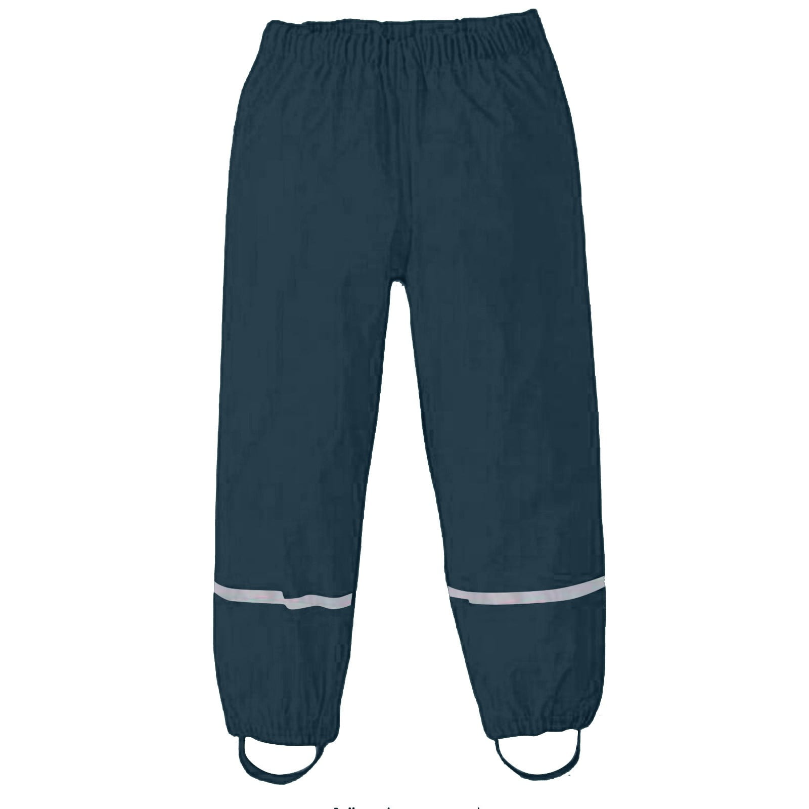 M2C Boys Girls Reflective Waterproof Rain Pants Lightweight Rainwear 