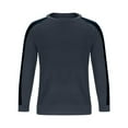 thumbnail image 3 of Mens Crew Neck Blouses Tops Knit Sweater Shirts Athletic Stretch Slim Fit Sweatshirt Comfort Casual Sweaters Tops Comfy Fall Fashion Outfits Winter Clothes, 3 of 5