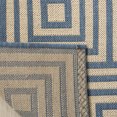 thumbnail image 4 of SAFAVIEH Linden Alvena Geometric Area Rug, Cream/Blue, 9' x 12', 4 of 7