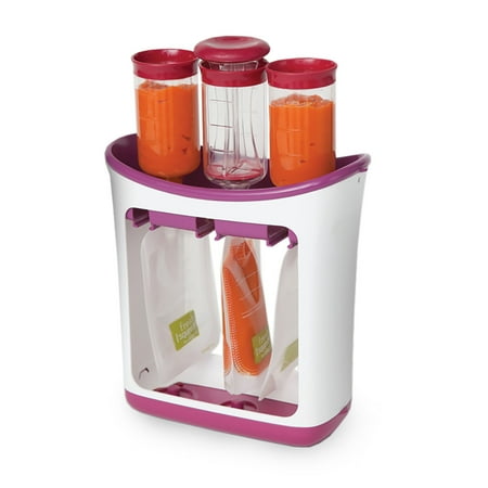 Infantino Fresh Squeeze Station for Babies and Toddlers  Homemade Baby Food and Purees